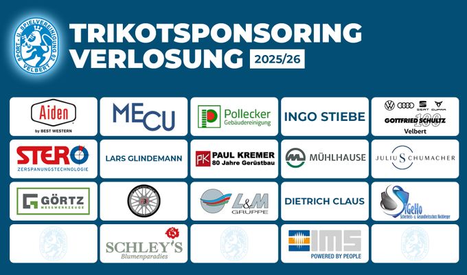 SSVg Velbert Trikotbrust-Verlosung: Gewinner 2025/26