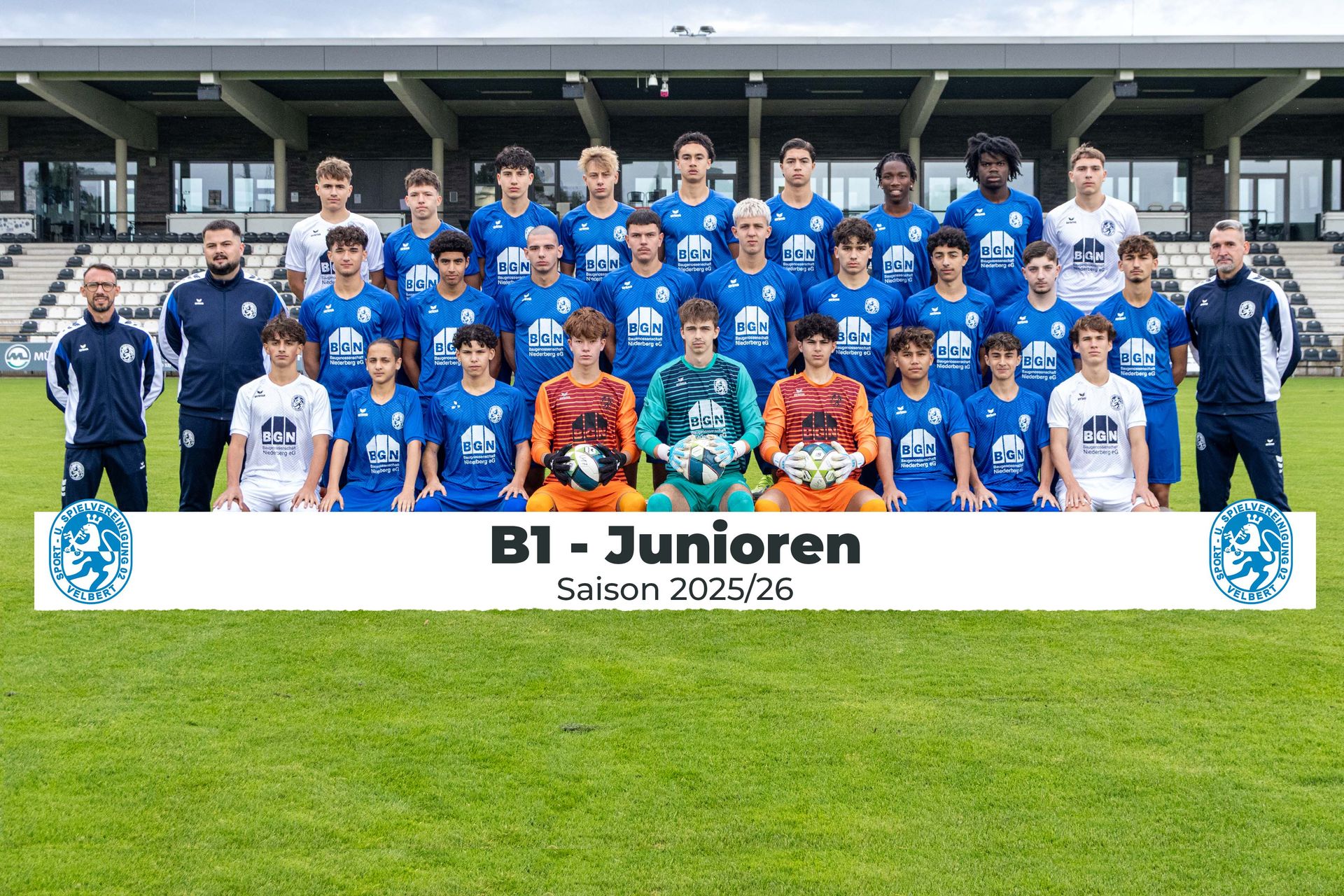 Mannschaftsfoto B1 Junioren