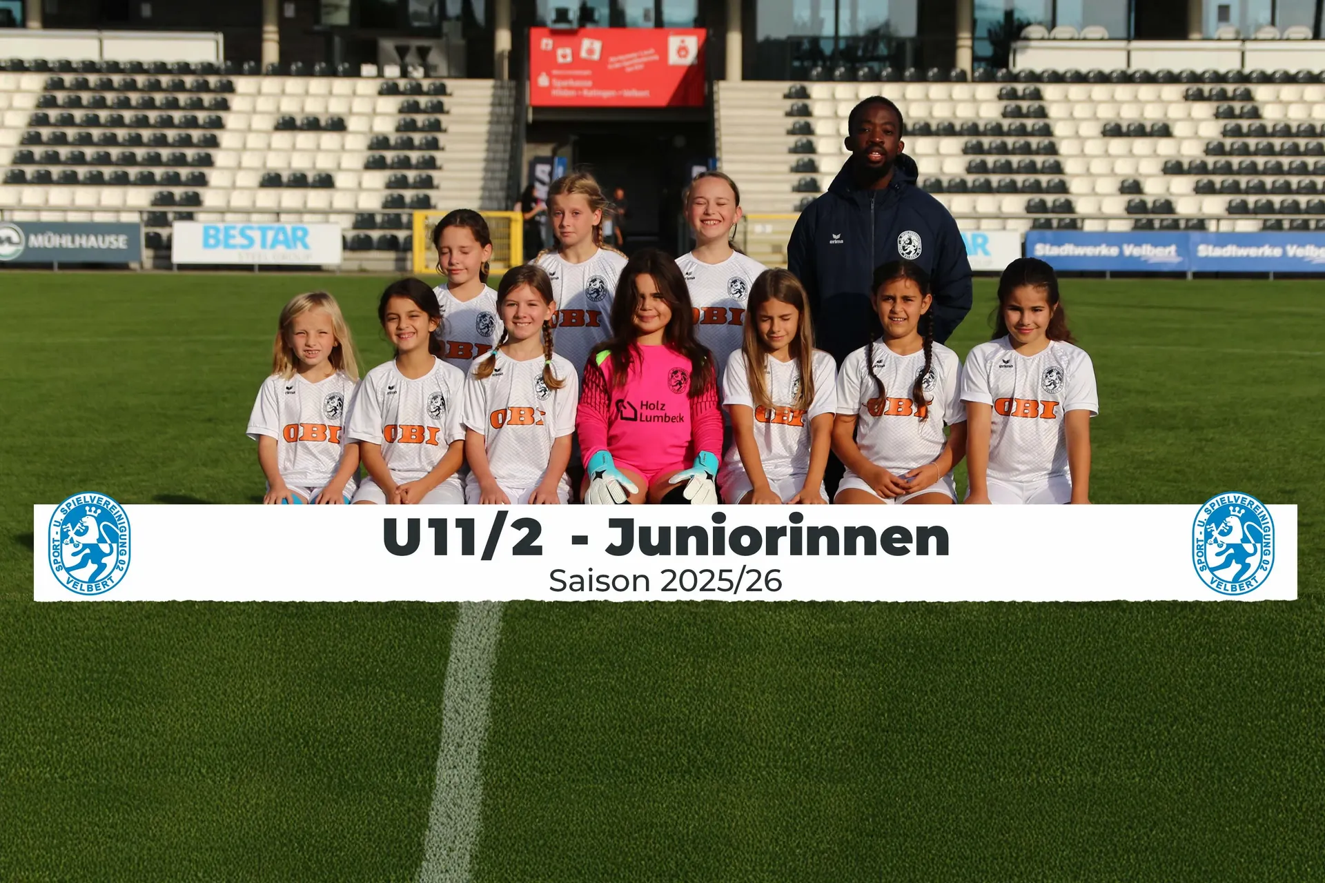 Mannschaftsfoto U11 II Juniorinnen