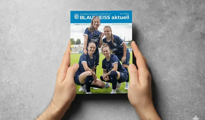 Die Ausgabe BLAUWEISS aktuell zum Spiel gegen Rödinghausen