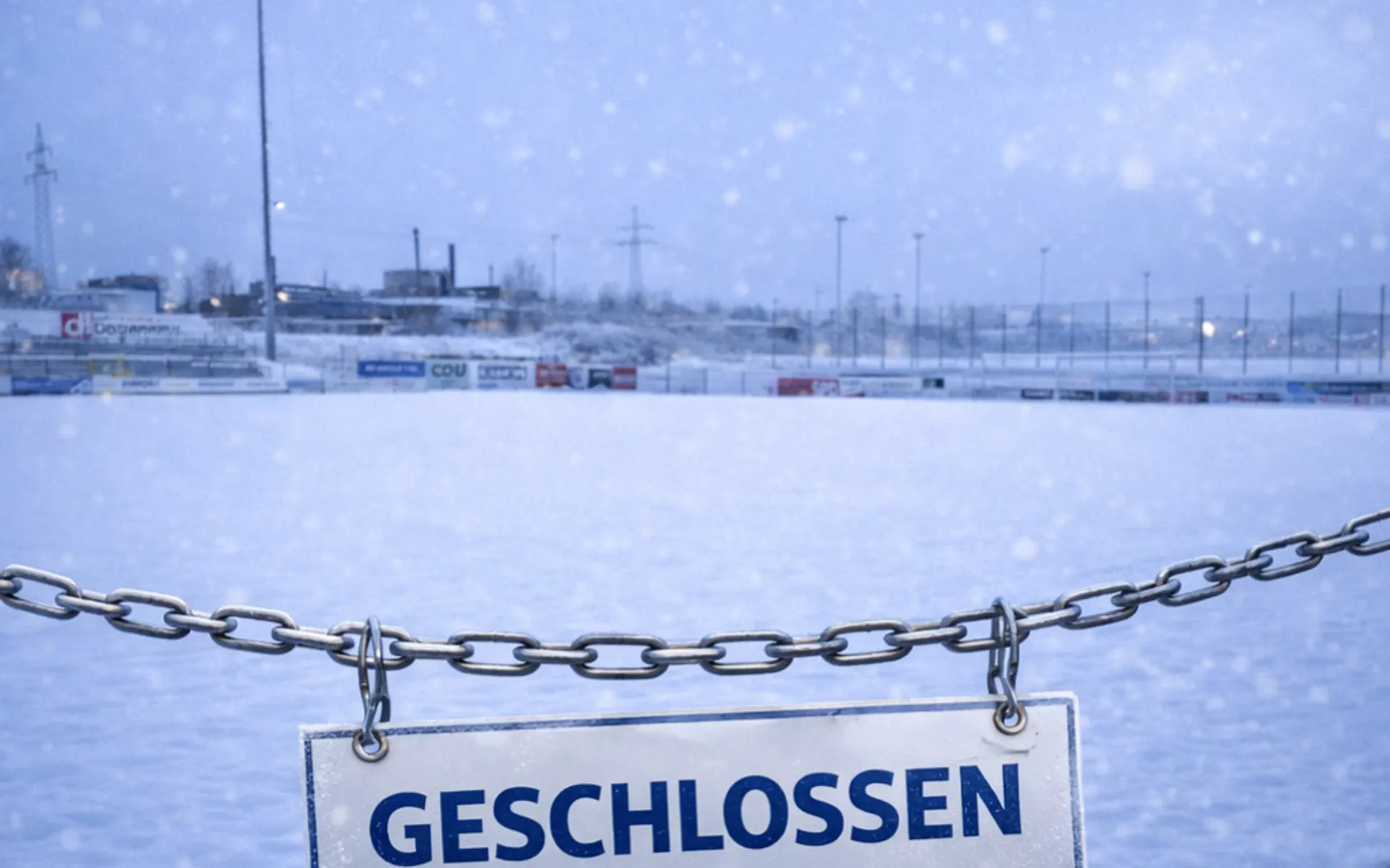 IMS Arena witterungsbedingt gesperrt!