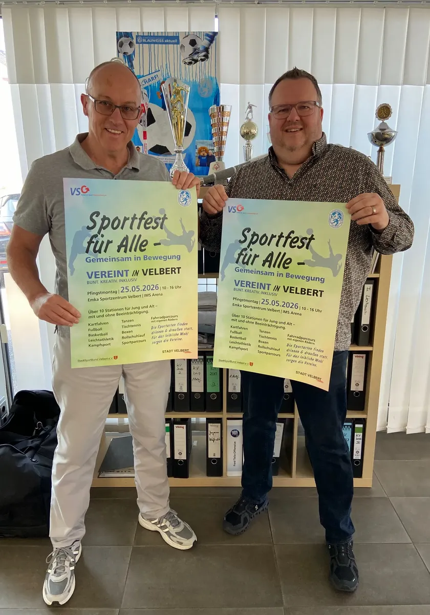Sportfest an Pfingstmontag: „Vereint in Velbert“ lädt ein