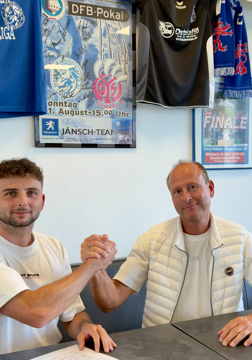 Kevin Jackmuth kehrt zur SSVg Velbert zurück