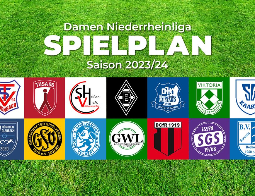 Damen Niederrheinliga - Spielplan ist da