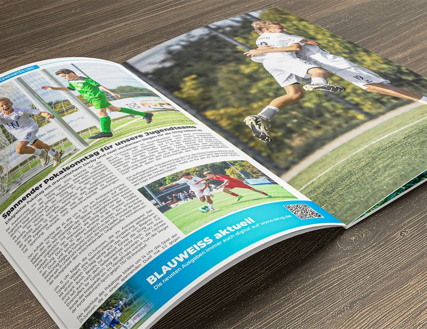 BLAUWEISS aktuell zum Heimspiel gegen Ratingen 04/19