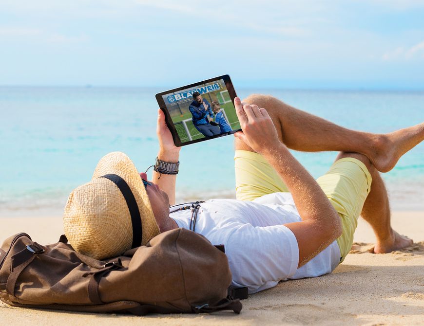 Druckfrisch - Die neue Ausgabe BLAUWEISS aktuell