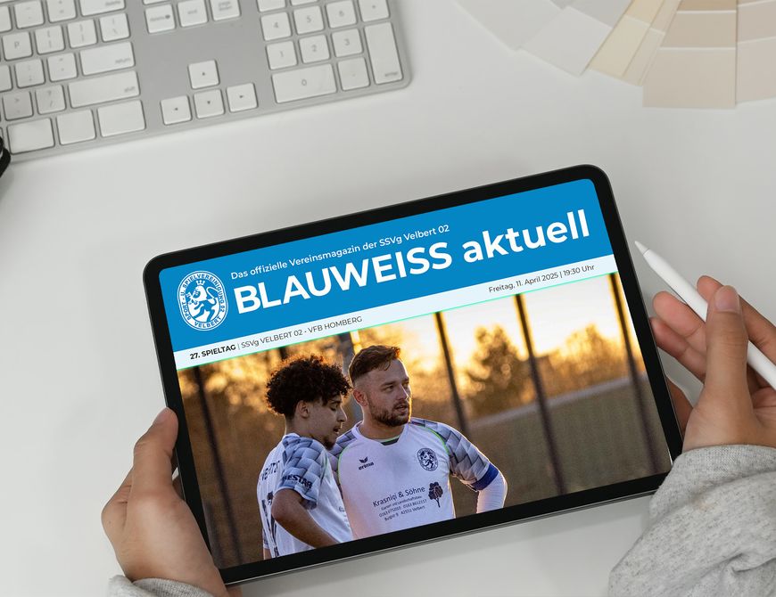 Die Ausgabe BLAUWEISS aktuell zum Heimspiel gegen Homberg