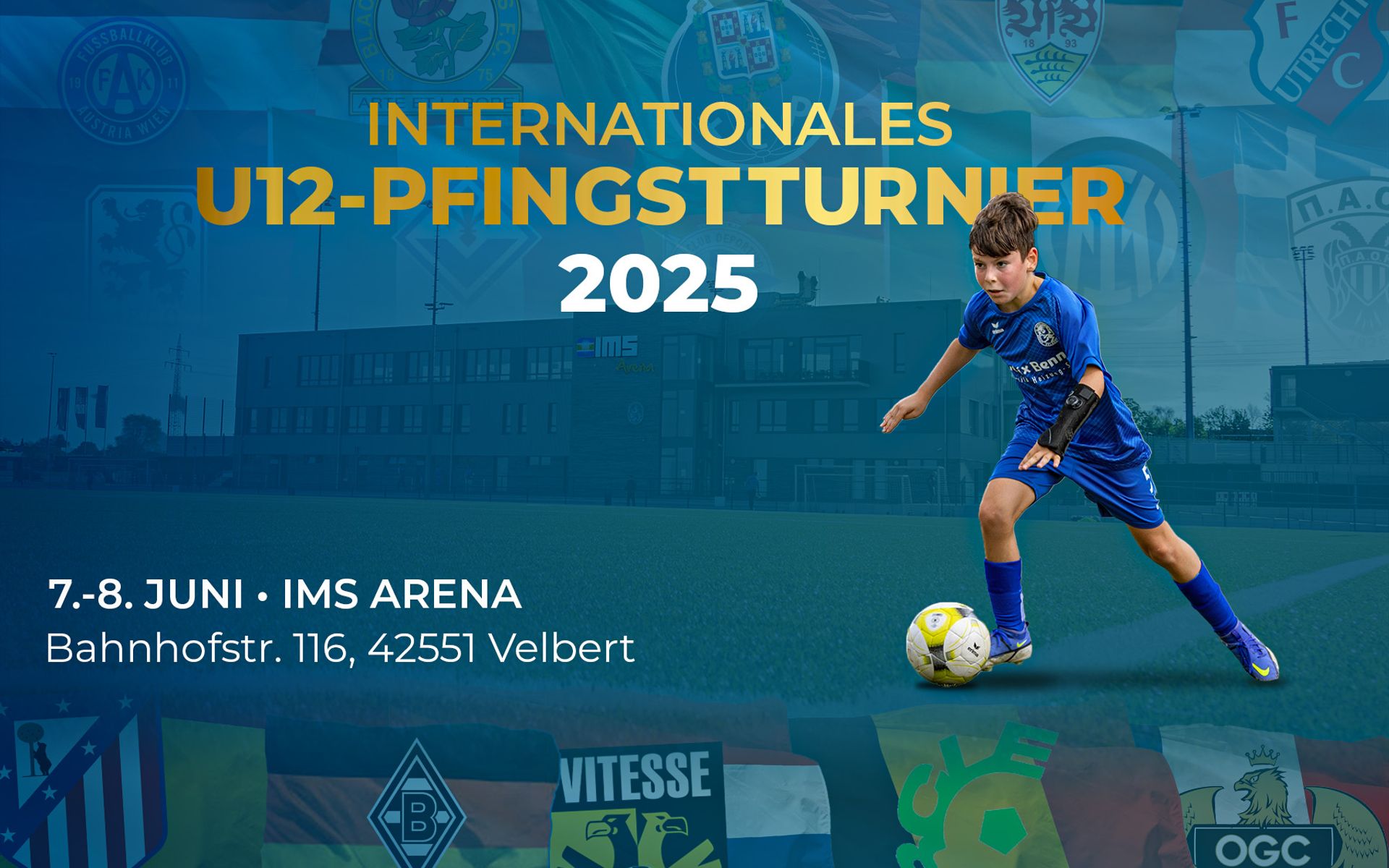 Internationales U12‑Pfingstturnier kehrt nach Velbert zurück