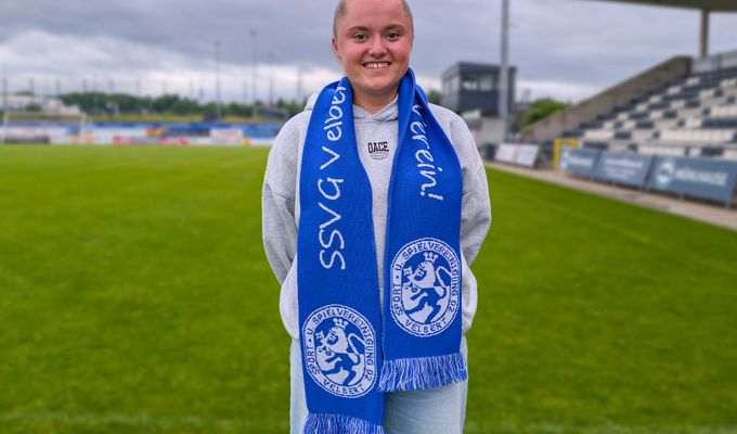 Katharina Tupputi verstärkt die Defensive der SSVg Damen